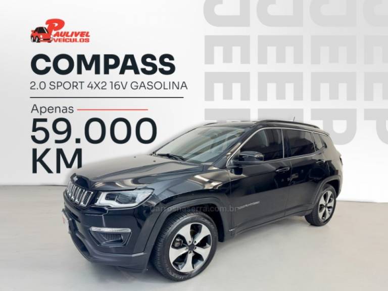 JEEP - COMPASS - 2017/2017 - Preta - R$ 94.900,00