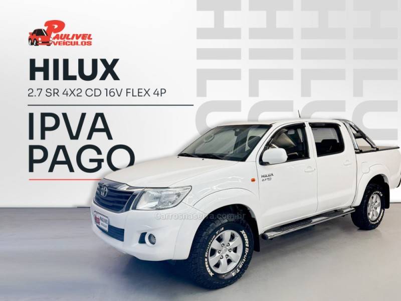 TOYOTA - HILUX - 2014/2014 - Branca - R$ 99.900,00