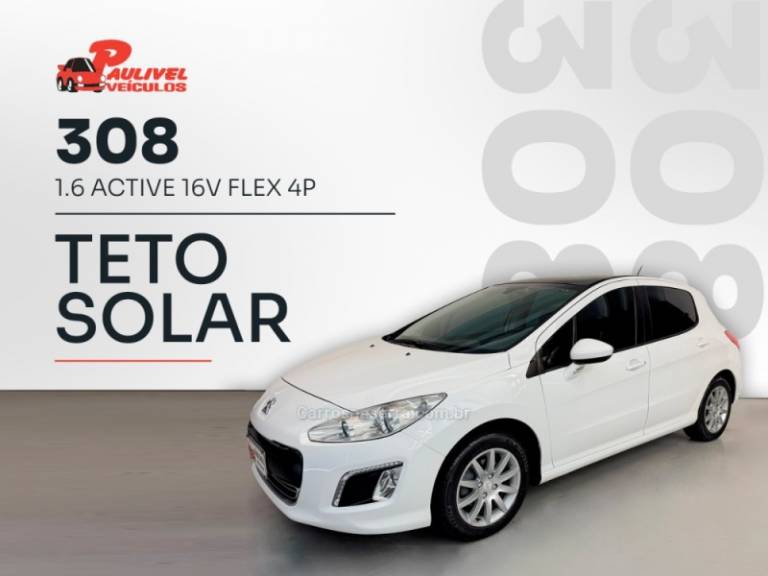 PEUGEOT - 308 - 2014/2014 - Branca - R$ 42.900,00