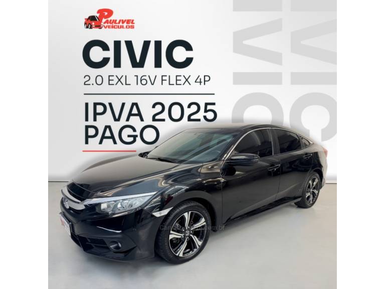 HONDA - CIVIC - 2017/2017 - Preta - R$ 102.900,00